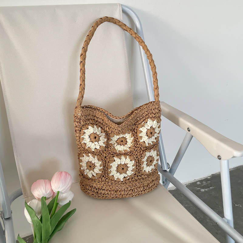 Summer Boho Handmade Crochet F - Crochet Bag Raffia recensie en prijs