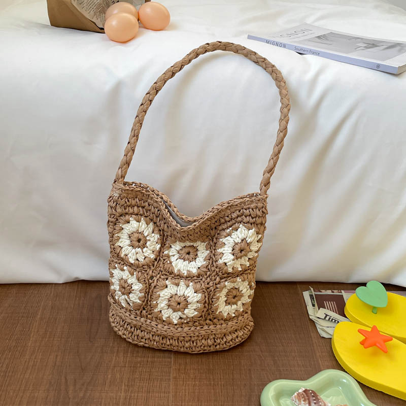 Summer Boho Handmade Crochet F - Crochet Bag Raffia recensie en prijs