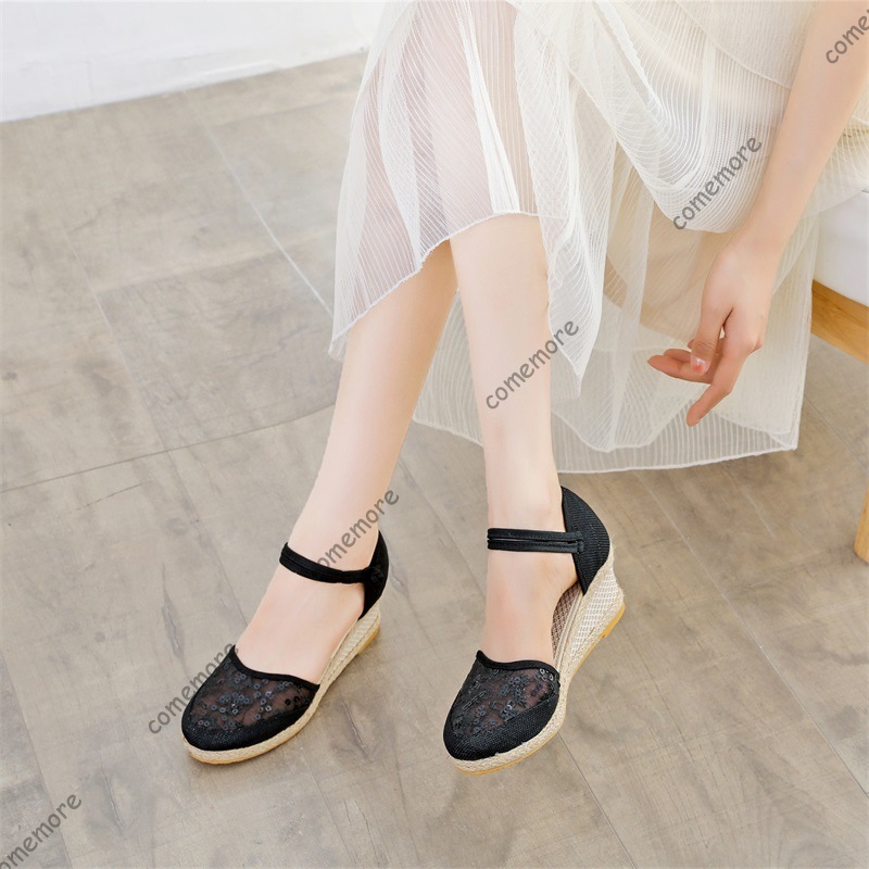 Women's Lace Mesh Espadrille W - Wedge Espadrille Women recensie en prijs