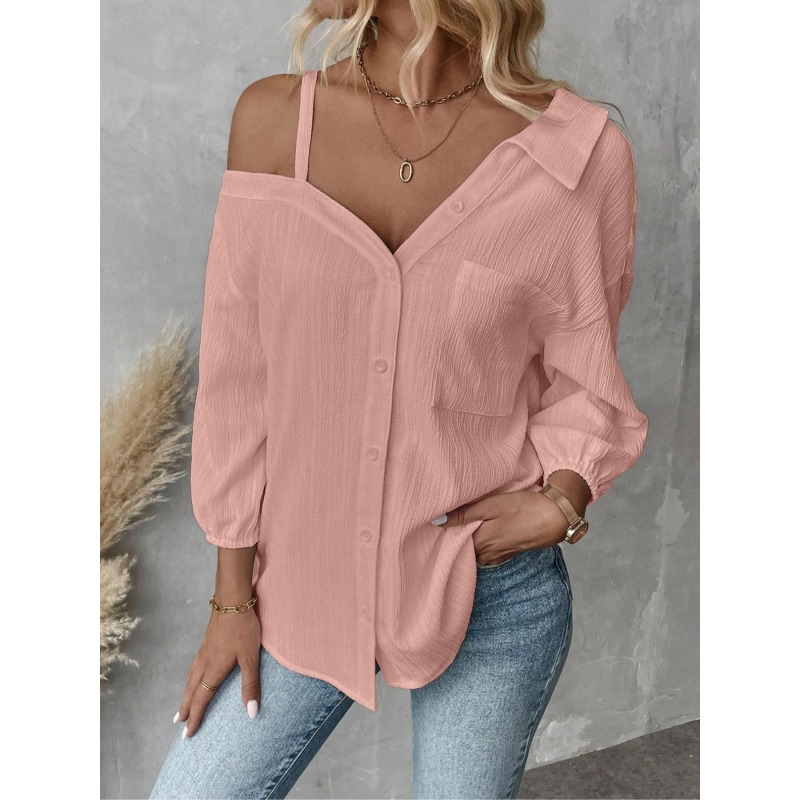 Plus Size1XL-5XL Women Blouses - Blouse Off Shoulder recensie en prijs