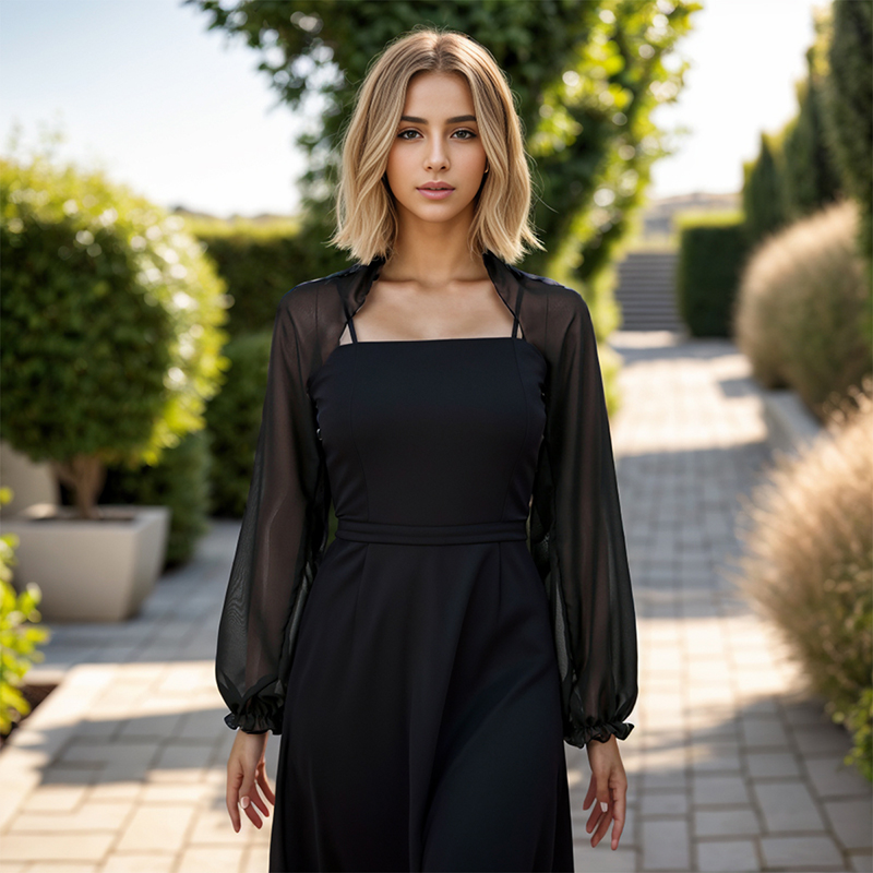 Solid Color Chiffon Shawl Summ - Blouse Off Shoulder recensie en prijs