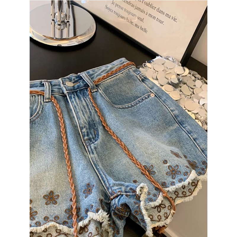 Breathable Vintage Denim Short - Shorts Denim Frayed recensie en prijs