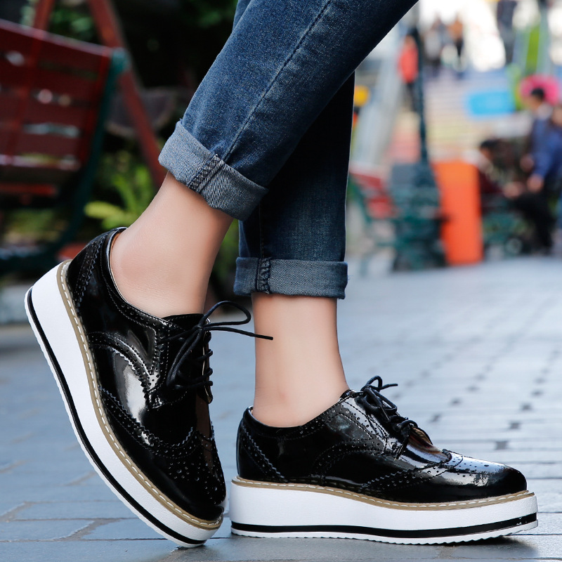 Women Loafers Shoes Leather Th - Wedge Espadrille Women recensie en prijs